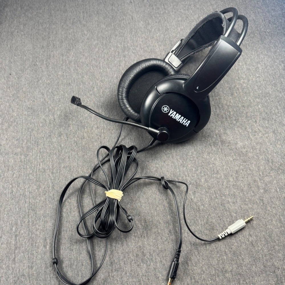Yamaha CM500 Headset with Built In Microphone Black Wired Dual 3.5mm Jacks